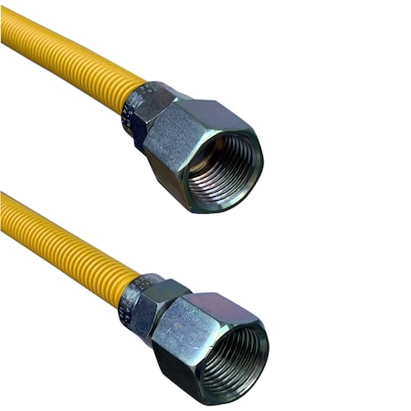 Jones Stephens 3/8in OD 1/4in ID X 18in Long, 1/2in Female Pipe Thread X 1/2in Female Pipe Thread G70108